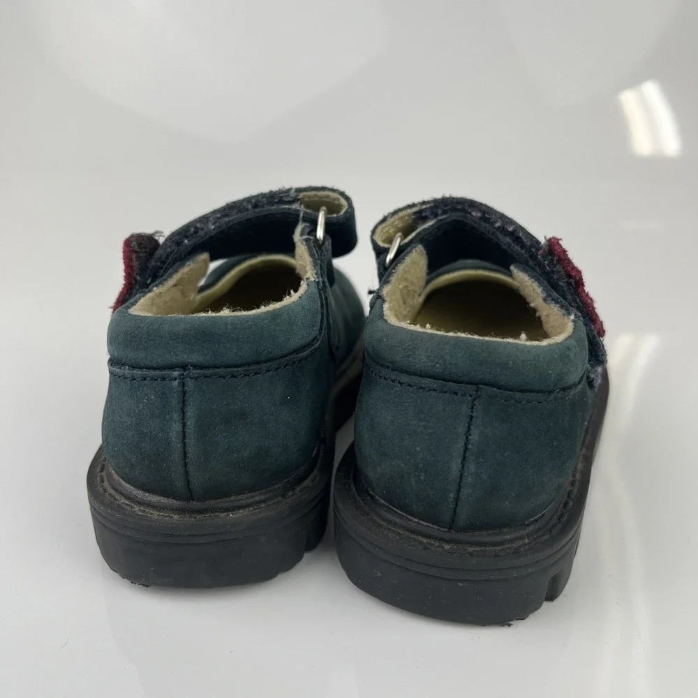 Toddler Baby Girls Navy Mary Jane Style‎ Cherokee Shoe Size 5 Verclo Vintage
